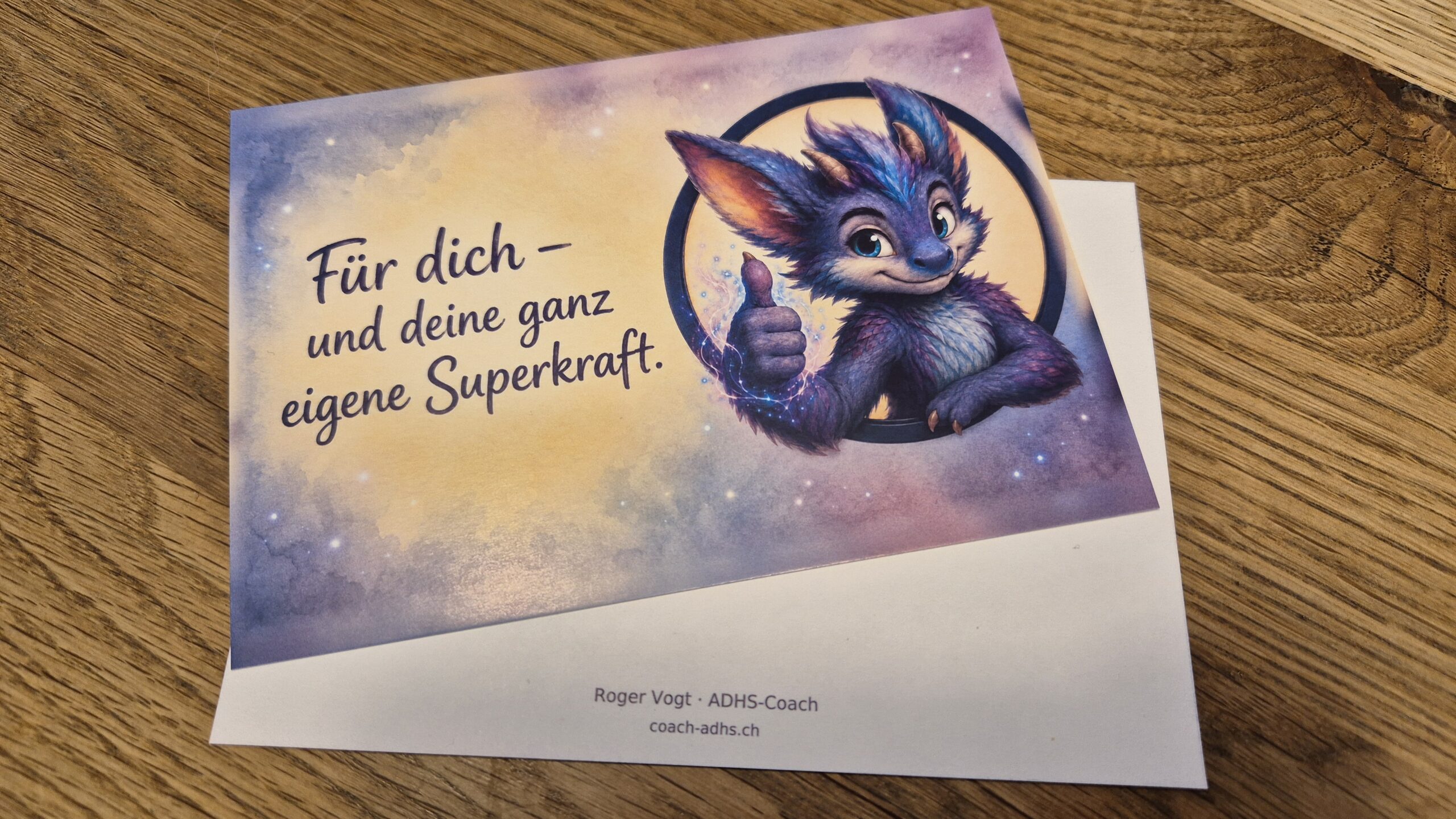 KIMO Postkarte – Für dich und deine ganz eigene Superkraft